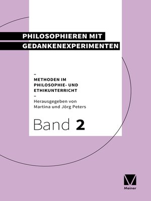 cover image of Philosophieren mit Gedankenexperimenten